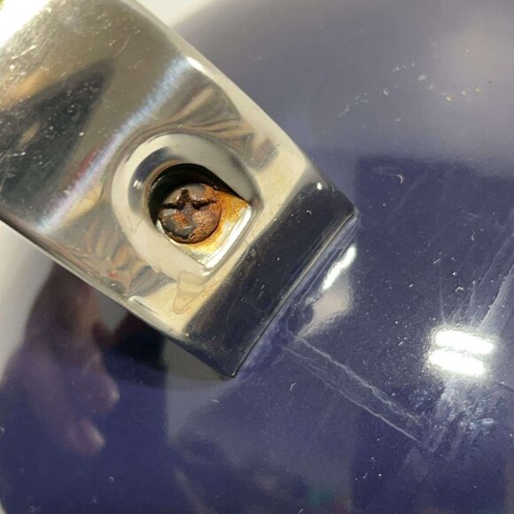 Vintage 80's Copco Enamel Whistling Tea Kettle - Picture 6 of 9